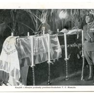 B 43251 - T.G. Masaryk - katafalk s tělesnými pozůstatky 1937