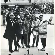 E 55752 - ZOH Innsbruck 1964 - Medailisté v krasobruslení