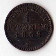 č.14 Prusko/ 1 Pfen. 1868 B