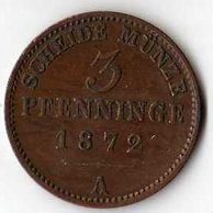 č.31 Prusko/ 3 Pfen. 1872 A