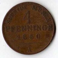 č.32 Prusko/ 4 Pfen. 1850 A
