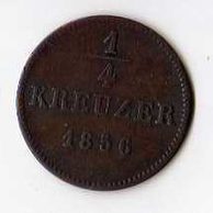 č.44 Schwarzburg-Rudolst./ 1/4 Kr. 1856