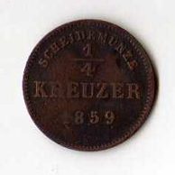 č.46 Schwarzburg-Rudolst./ 1/4 Kr. 1859