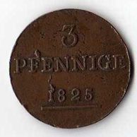 č.48 Schwarzburg-Rudolst./  3 Pfen. 1825