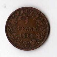 č.53 Nassau/ 1 Pfen. 1862