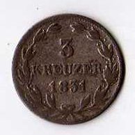 č.54 Nassau/ 3 Kr. 1831