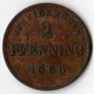 č.77 Bayern/ 2 Pfen. 1866