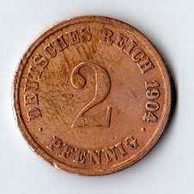 č.106 / 2 Pfen. 1904 G