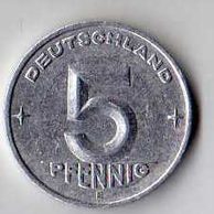 č.125  DDR / 5 Pfen. 1952 E