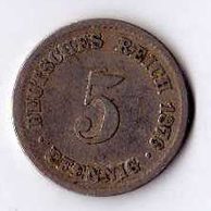 č.142 / 5 Pfen.1876 E