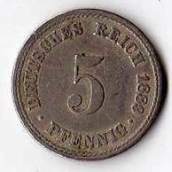 č.145 / 5 Pfen.1889 A