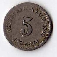 č.148 / 5 Pfen.1893 D