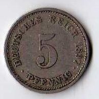 č.151 / 5 Pfen.1897 D