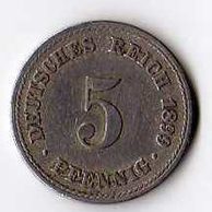 č.153 / 5 Pfen.1899 A