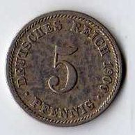 č.155 / 5 Pfen.1900 D