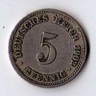 č.156 / 5 Pfen.1902 D