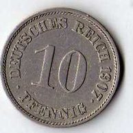 č.196 / 10 Pfen.1907 J