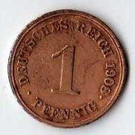 č.223 / 1 Pfen. 1908 J