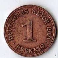 č.224 / 1 Pfen. 1910 D