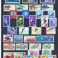 známky - soubor č.32 - Doprava + Sport