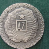 12496 - zasloužilý pracovník, důl A.Zápotocký