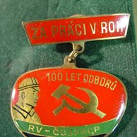 12800-100 let odborů, za práci v ROH, Ostrava