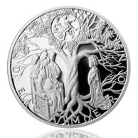 Stříbrná medaile Dekameron den první - Gaskoňská paní provedení proof (ČM 2013)