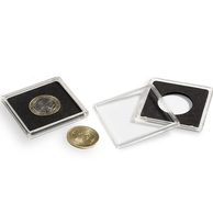 Kapsle na mince Leuchtturm Quadrum čtvercové 50x50mm- průměr 31mm, 1ks
