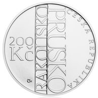 Stříbrná mince 200 Kč - 150. výročí bitvy u Hradce Králové provedení standard (ČNB 2016)
