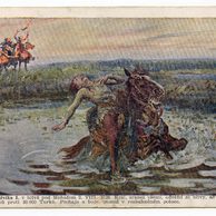 F 58622 - J. Škramlík - Smrt krále Ludvíka I. v bitvě nad Mohačem