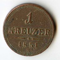 1 Kreuzer 1851 B (wč.43)