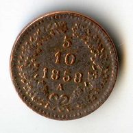 5/10 Kreuzer 1858 A (wč.14)
