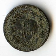 5/10 Kreuzer 1858 B (wč.16)