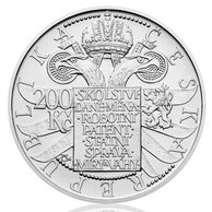 Stříbrná mince 200 Kč - 300. výročí narození Marie Terezie provedení standard (ČNB 2017)