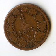 1 Kreuzer 1863 E (wč.74)