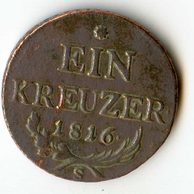 1 Kreuzer r. 1816 S (wč.364)