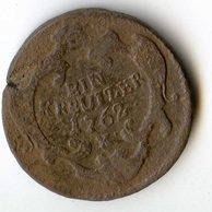 1 Kreuzer r. 1762 K (wč.135)