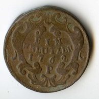 1 Kreuzer r. 1762 P (wč.134)