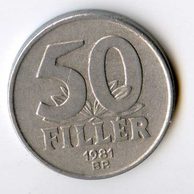 50 Fillér 1981 (wč.318)