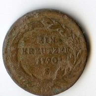 1 Kreuzer r. 1790 S (wč.103)