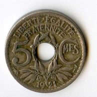 5 Centimes r.1921 (wč.109)