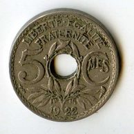 5 Centimes r.1922 (wč.110)