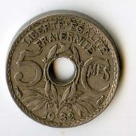 5 Centimes r.1932 (wč.130)