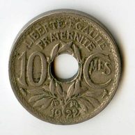 10 Centimes r.1922 (wč.170)