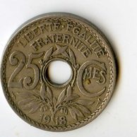 25 Centimes r.1918 (wč.220)