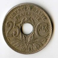 25 Centimes r.1921 (wč.226)