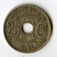 25 Centimes r.1924 (wč.233)
