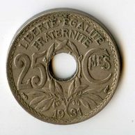 25 Centimes r.1931 (wč.246)