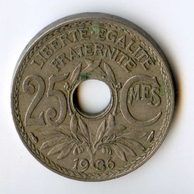 25 Centimes r.1936 (wč.256)