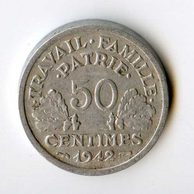 50 Centimes r.1942 (wč.283)